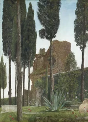 La tombe de Shelley (aquarelle sur papier)